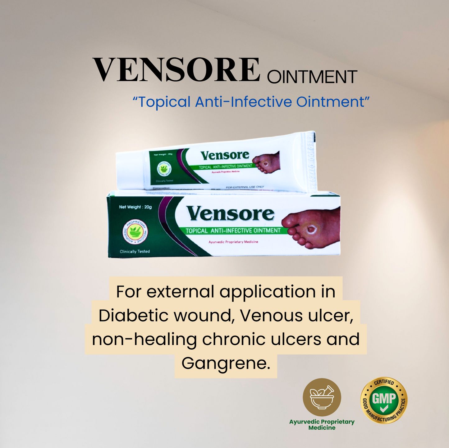 Vensore Ointment – Relief for Varicose Veins & Piles