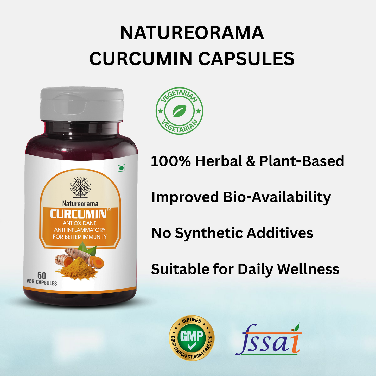 Curcumin Capsules – Natural Anti-Inflammatory Support