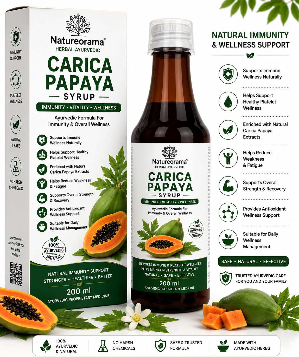 Carica Papaya Syrup
