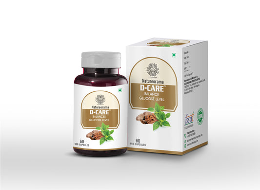 D-Care Capsules – Herbal Diabetes Support with Salacia & Gymnema for Blood Sugar Balance