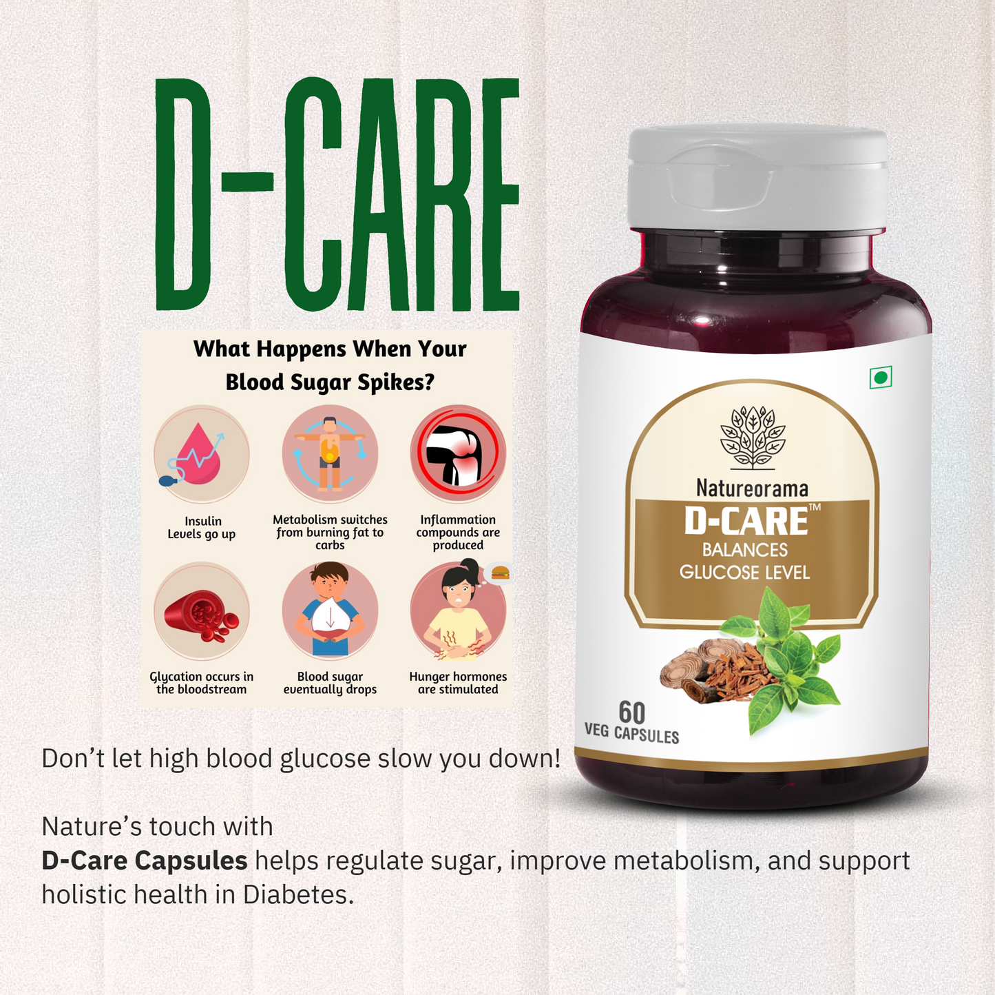 D-Care Capsules – Balance Glucose Level!