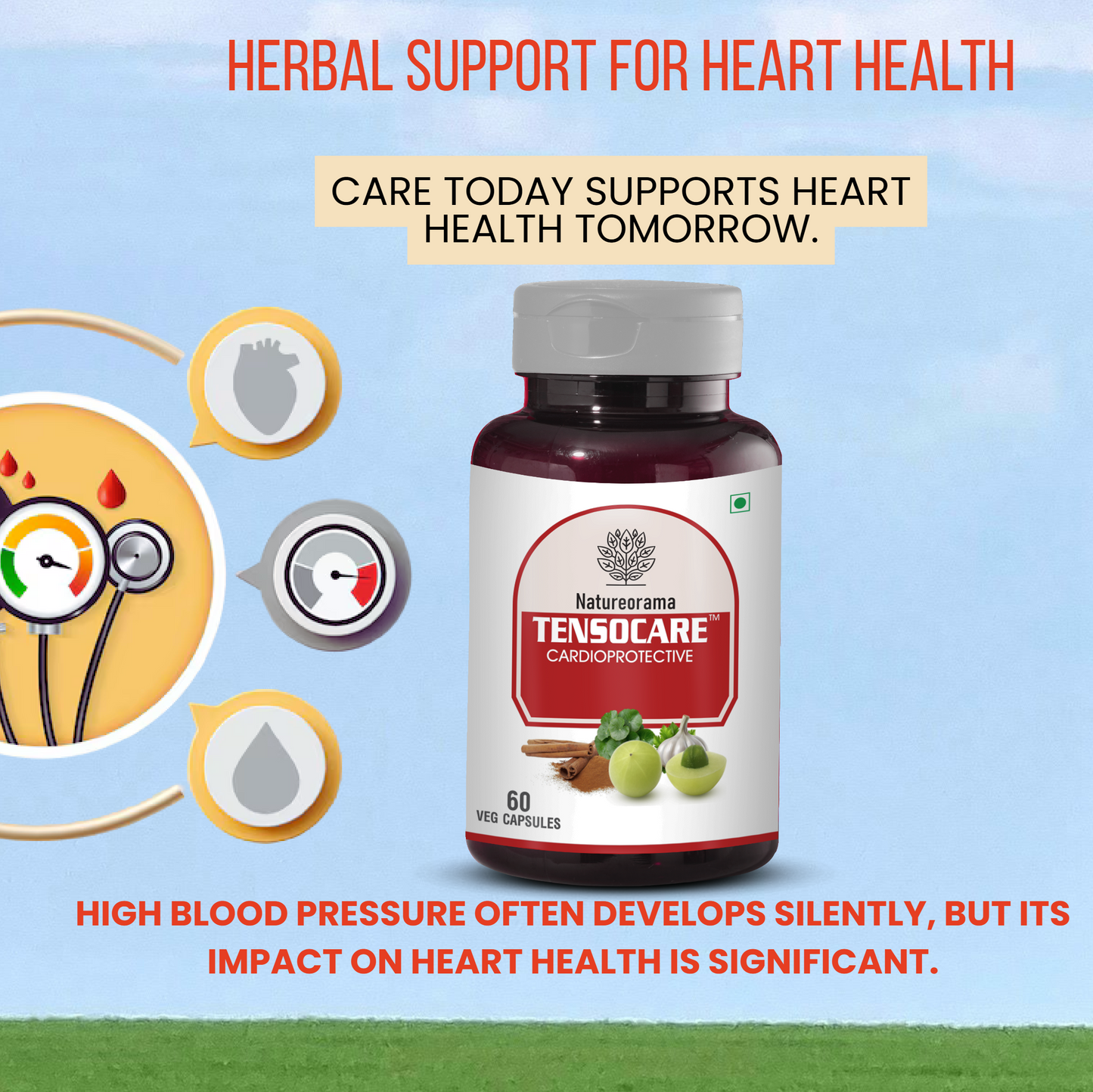 Tensocare Capsules – Cardioprotective Support for Heart Wellness!