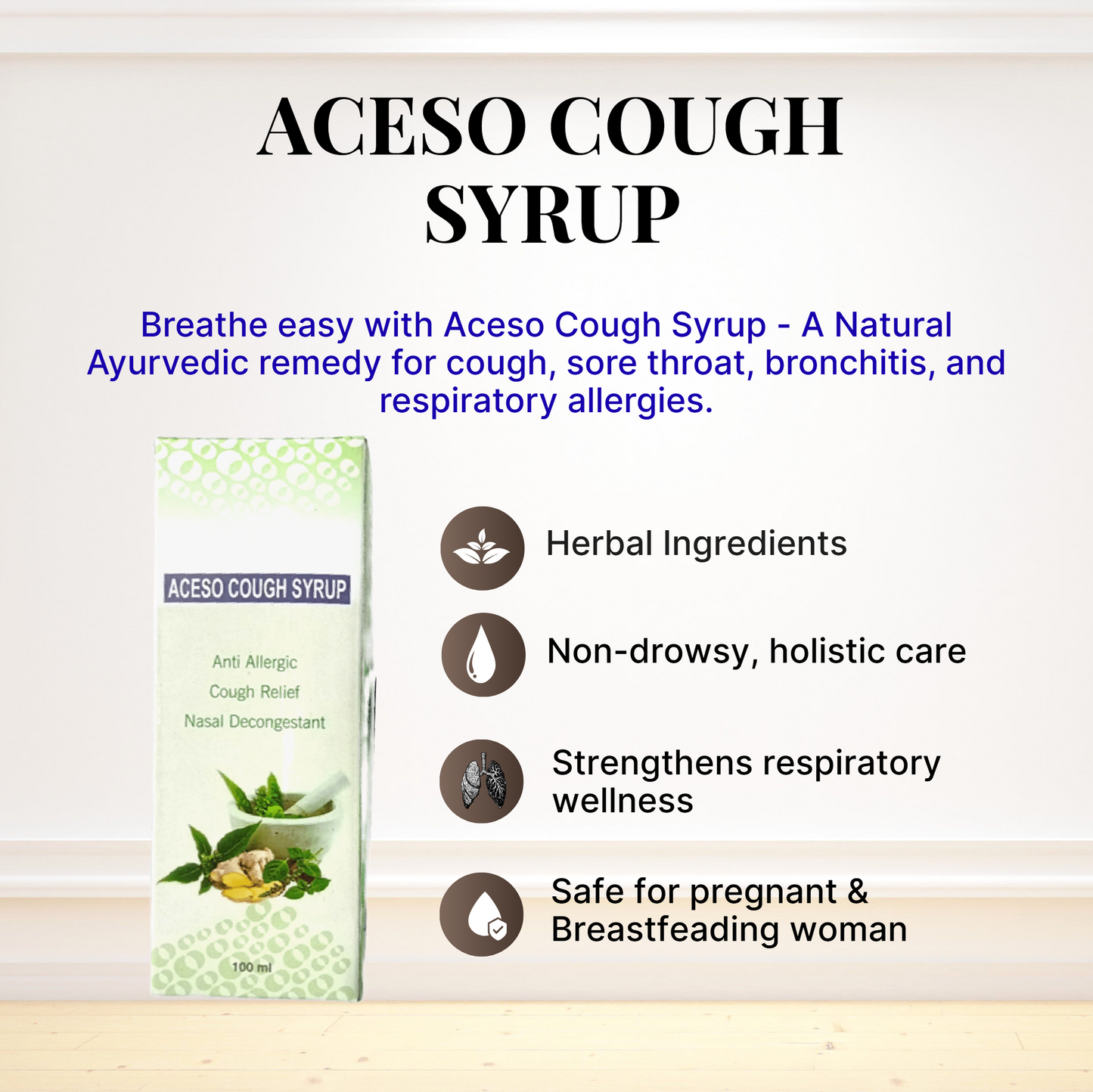 Aceso Cough Syrup – Effective Relief from Cough & Cold