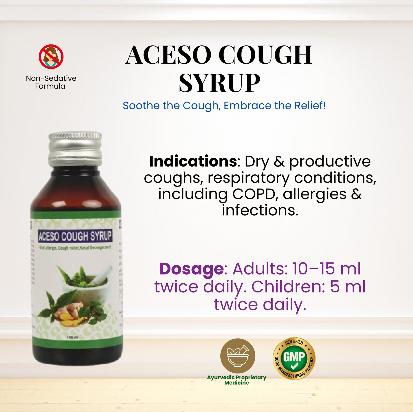 Aceso Cough Syrup – Effective Relief from Cough & Cold