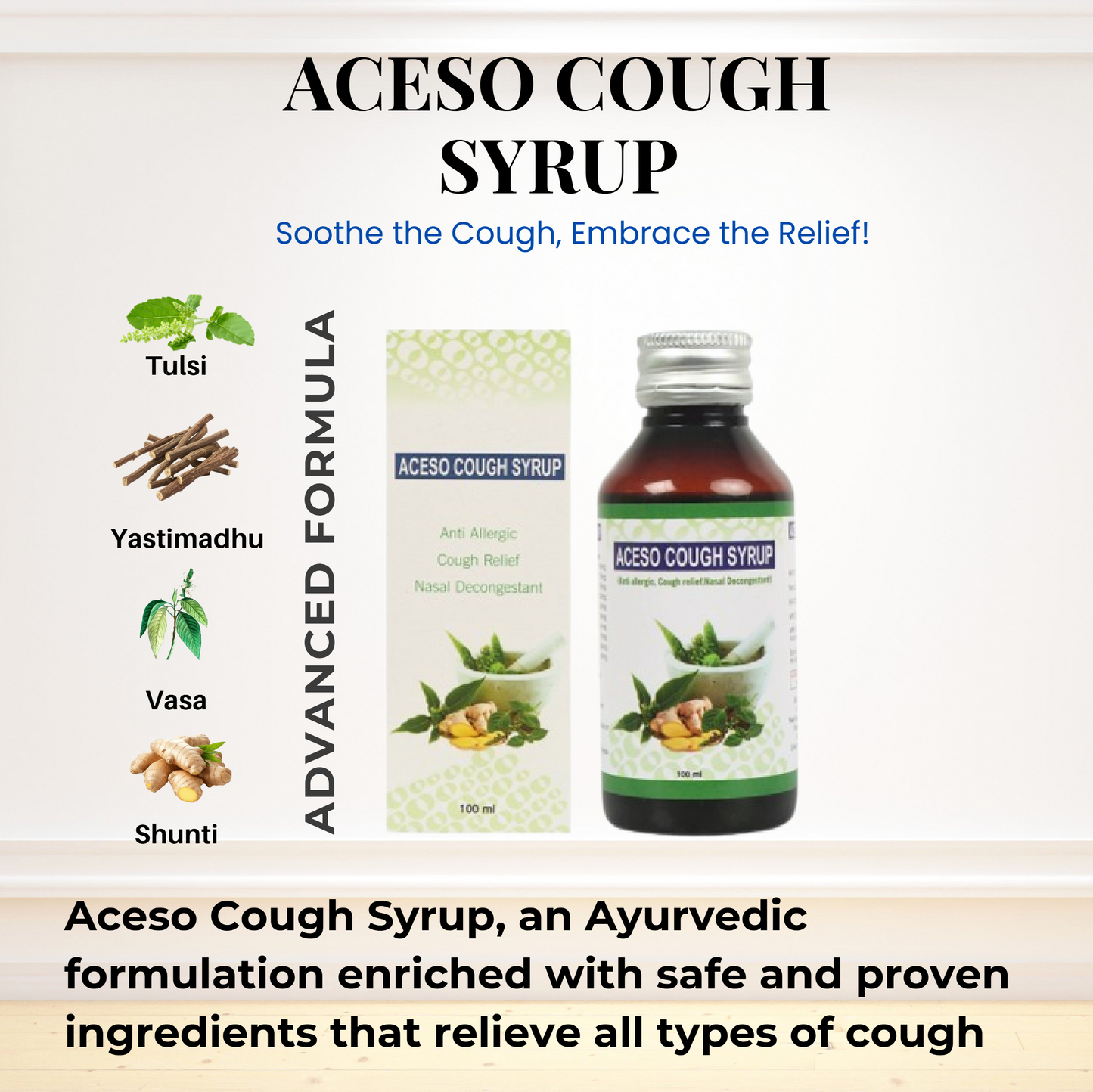 Aceso Cough Syrup – Effective Relief from Cough & Cold