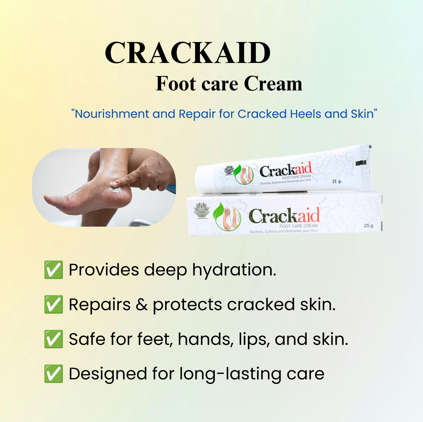 Crackaid Cream – Heal Cracked Skin Naturally