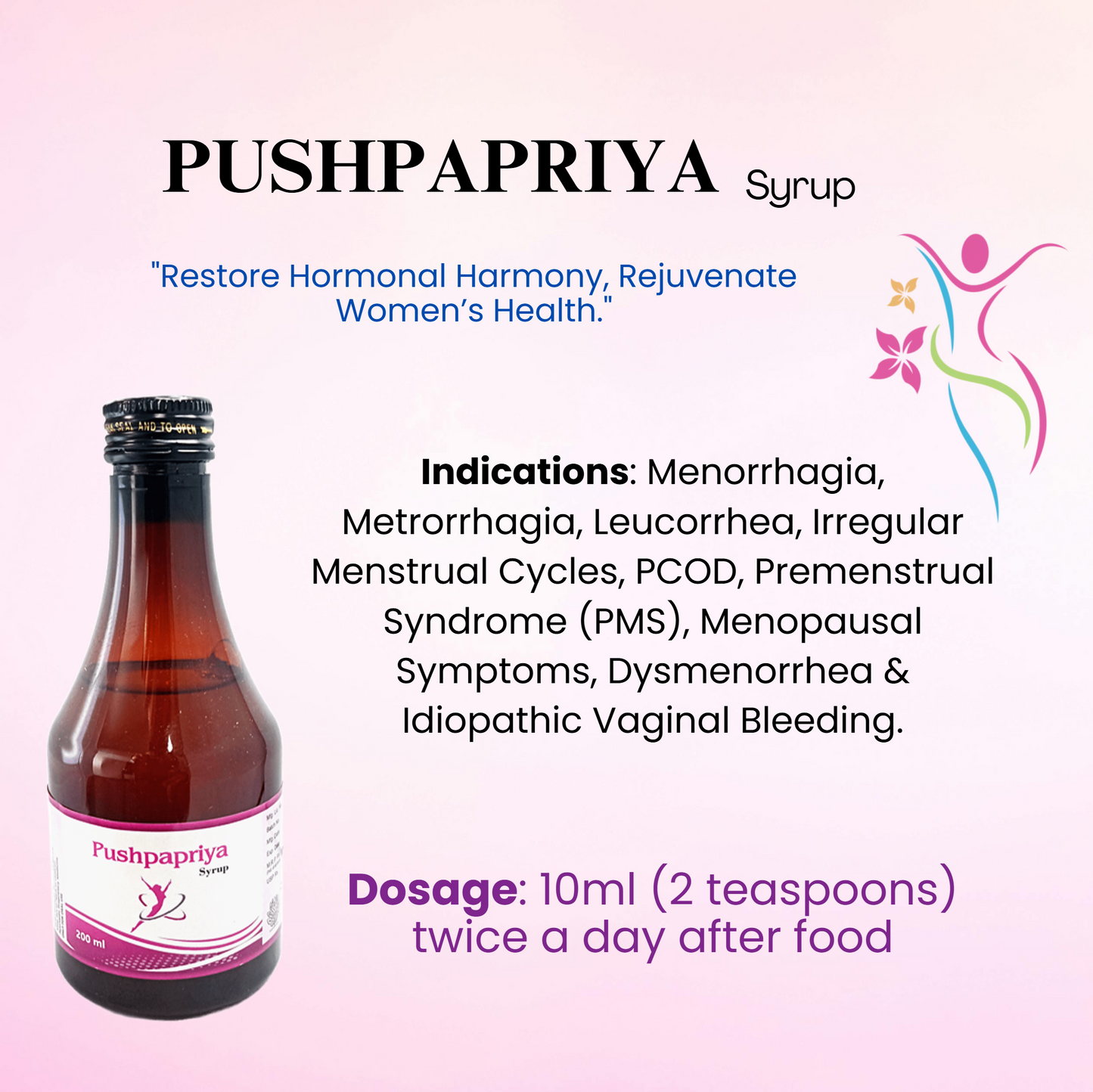Pushpapriya Syrup – Women’s Wellness & Hormonal Support