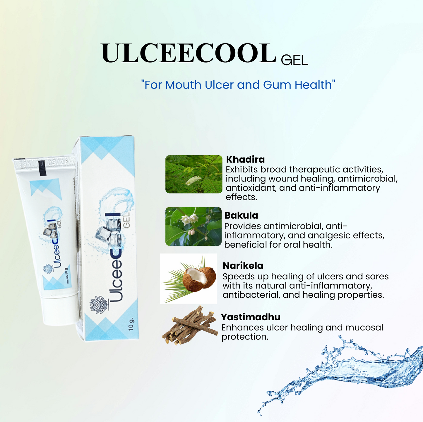 Ulceecool Gel – For Mouth Ulcer & Gum Health