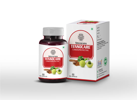 Tenso Care Capsules – Ayurvedic Cardiovascular Support with Arjuna, Amla & Garlic